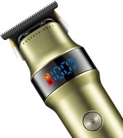 Беспроводная машинка для стрижки волос VGR V-991 5W 4 сменные насадки, аккумуляторный мужской триммер для окантовки бороды и усов с LED дисплеем USB
