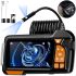 Акумуляторна гнучка камера ендоскоп Inskam Endoscope M40 5.5мм 4.3 дюйма цифровий бороскоп з кабелем 2 м підсвічуванням і монітором для діагностики