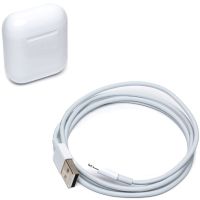 Беспроводные Bluetooth наушники Borofone BW25 сенсорные вкладыши с встроенным микрофоном и шумоподавлением TWS гарнитура в кейсе Android iOS Белые