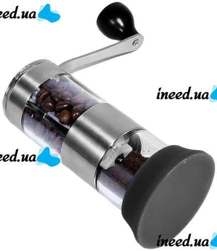 Ручная кофемолка Coffee Grinder HD-A75 механический измельчитель кофейных зерен с регулировкой помола, мельница со стальными жерновами LY-958