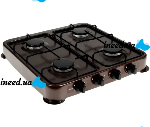 Table gas stove Domotec MS-6604 4-burner gas stove taganok, gas stove