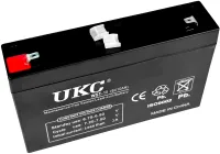 Аккумуляторная батарея UKC 6V 10Ah WST-10 универсальный свинцово-кислотный аккумулятор 6В 10Ач для торгового оборудования и игрушек