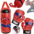 Игровой боксерский набор Disney Marvel Spiderman Kids Boxing Set детская подвесная груша с перчатки, комплект для отработки ударов для бокса от 3-х лет Человек паук