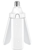 Светодиодная складная лампа Fan Blade Led 45W с цоколем E27 аккумуляторный раскладной тройной фонарь трансформер на три лопасти 220V Холодный белый