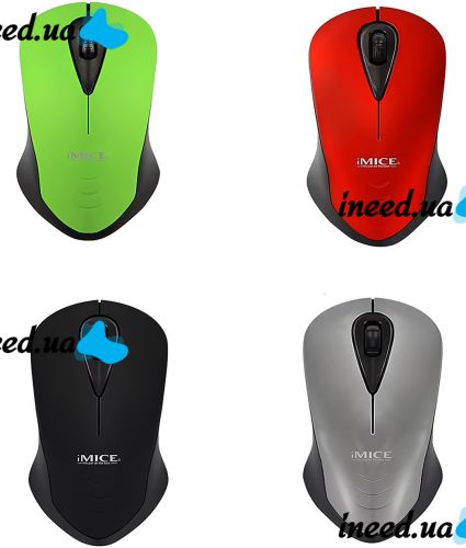 Беспроводная игровая Bluetooth мышка iMICE E-2370 для компьютера и ноутбука 2.4GHZ 1600 DPI геймерская оптическая блютуз мышь для ПК от батареек USB