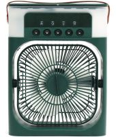 Table fan with humidifier Air Cooler Fan CX-39 600 ml air conditioner with water-cooled air, ice compartment and RGB USB lighting