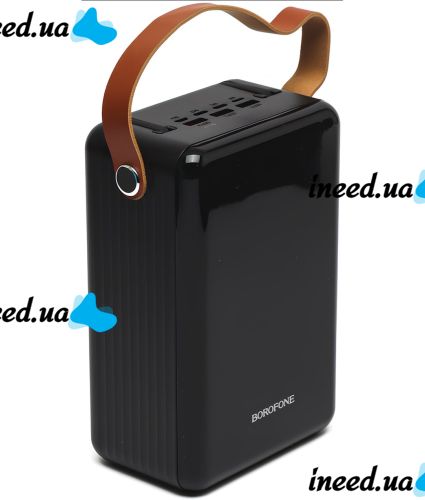 Внешний аккумулятор Power Bank Borofone BJ32 80000mAh 22.5W 3USB 3TYPE-C с быстрой зарядкой, портативное зарядное устройство повербанк с фонарем
