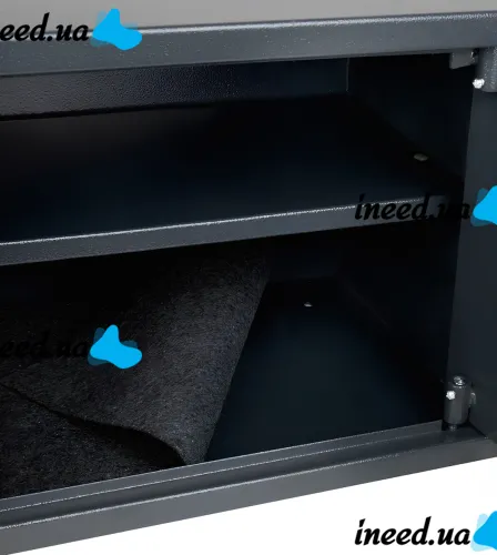 Електронний сейф Malatec S8799 з 2 ключами для зберігання грошей і цінних речей, меблевий міні-сейф на замку з електронним кодом і ключем Чорний