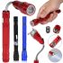 Telescopic hand flashlight X-Balog BL-T91 LED flexible LED flashlight with battery operated magnet for lighting and gripping metal objects