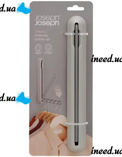 Настенная выдвижная вешалка Joseph Orderly 55004 подвесной складной держатель для вещей, раскладной органайзер для одежды на 5 вешалок AND 1296