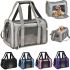 Folding carrying bag for cats and dogs Trixie "Connor" up to 11 kg, Carrying backpack with transparent walls and fasteners for animals