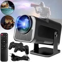 Портативный проектор Projector Game HCS350 Pro 4K игровая смарт приставка с джойстиками и пультом Full HD домашний кинотеатр с Wi-Fi Bluetooth USB