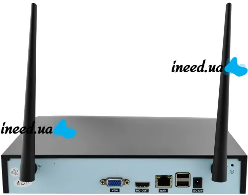 Комплект беспроводного видеонаблюдения видеорегистратор UKC DVR KIT 6678 WiFi набор на 8 уличных камер с датчиком движения для наружного наблюдения