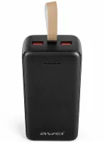 Портативное зарядное устройство Power Bank Awei J111B 50000 мАч 22.5W внешний аккумулятор повербанк с быстрой зарядкой для телефона IOS Android