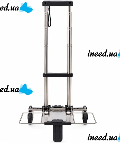 Складная мини тележка кравчучка Porter Trolley CT-25 до 25 кг двухколесная раскладная тачка с телескопической ручкой для покупок 97х24х17.5 см