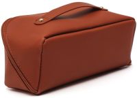 Косметичка органайзер для хранения косметики Rose Of Mon's Land Beauty Box Bag женская дорожная сумка с ручкой, водонепроницаемая Mons Коричневая 