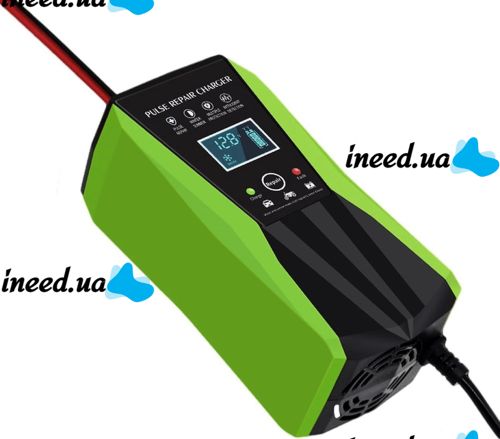 Автомобильное импульсное пускозарядное Intelligent Pulse Repair Charger 12V 10Ah универсальное устройство с дисплеем для зарядки АКБ 10Ah-180Ah