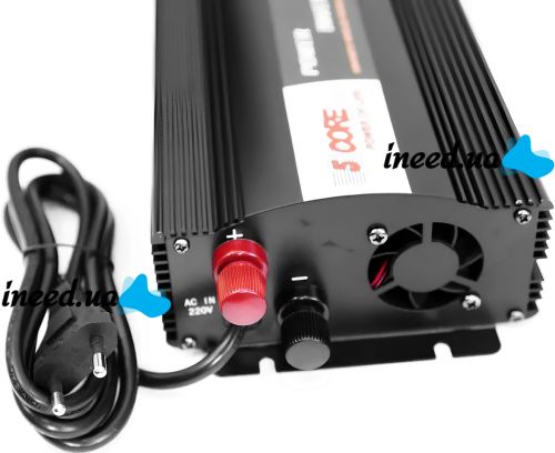 Автомобильный инвертор 5 CORE UPS AC/DC 12V-220V 1300W CRE-1300VA преобразователь напряжения тока 12В 220В с зарядным от сети и аккумулятора