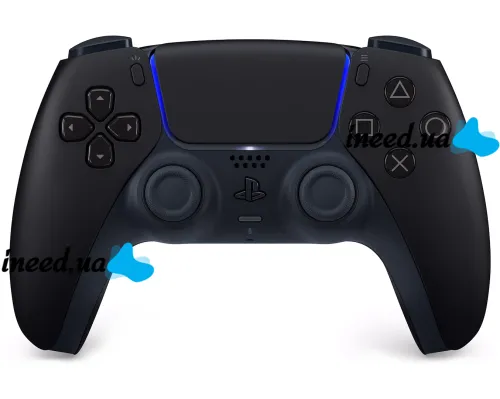 Беспроводной джойстик геймпад Sony PlayStation DualSense PS5 Black аккумуляторный игровой контроллер с микрофоном для приставки Черный