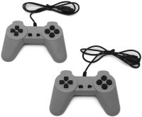 Ретро приставка под видом Ps1 Super 8Bit Game TY-368 16 игр, игровая консоль 8 бит с двумя джойстиками и пистолетом для телевизора LH-999