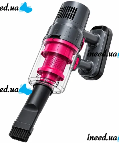 Ручной вертикальный пылесос Skyberg YX-610 2 в 1 с фильтром для сухой уборки 2600W циклонный проводной пылесос с контейнером и насадками от сети 220V
