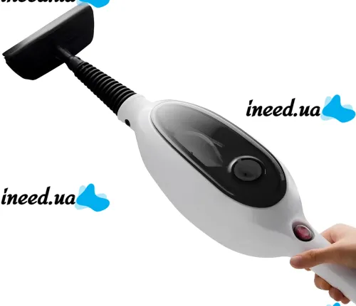 Ручная паровая швабра Steam Mop PR-355 12в1 300 мл пароочиститель высокого давления с баком для воды и насадками для уборки и мытья пола от сети
