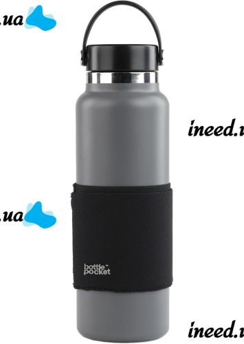 Чехол с карманом для спортивной бутылки Bottle Pocket до 1 л тканевый карман органайзер для хранения смартфона, ключей, карточек и наушников