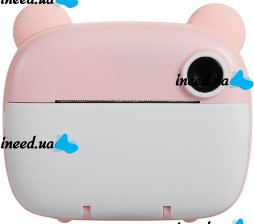 Kids DIY Instant Digital Camera M3 3 in 1 Polaroid digital camera for photos and videos on battery Pink