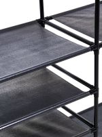 Напольная складная вешалка для одежды Simple Coat Rack Double Row 8518 шкаф органайзер с крючками и шестью полками для обуви, раскладной стеллаж