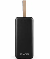 Портативное зарядное устройство Power Bank Awei J111B 50000 мАч 22.5W внешний аккумулятор повербанк с быстрой зарядкой для телефона IOS Android
