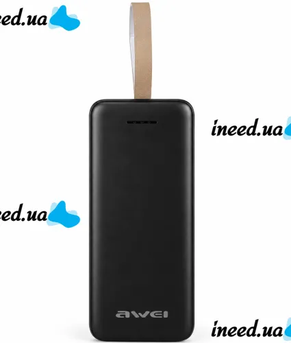 Портативное зарядное устройство Power Bank Awei J111B 50000 мАч 22.5W внешний аккумулятор повербанк с быстрой зарядкой для телефона IOS Android