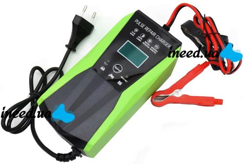 Автомобильное импульсное пускозарядное Intelligent Pulse Repair Charger 12V 10Ah универсальное устройство с дисплеем для зарядки АКБ 10Ah-180Ah