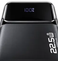 Портативное зарядное устройство Power Bank Awei PA-92 20000 мАч 22.5W внешний аккумулятор повербанк с быстрой зарядкой и дисплеем для телефона Type-C