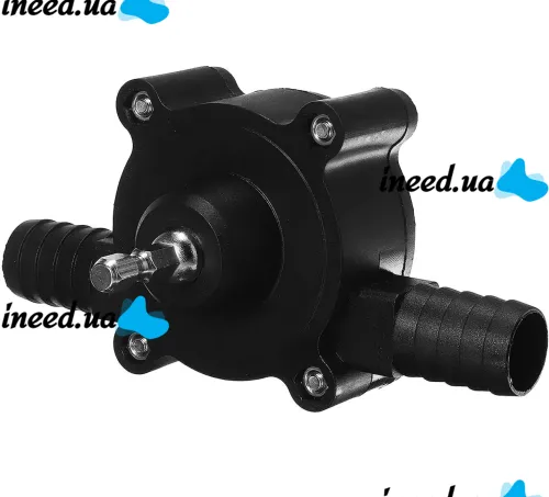 Насадка насос на шуруповерт Sturmax DWP001 для перекачки топлива и воды штуцер 19/16 мм универсальная помпа на дрель для подачи жидкостей 20-30 л/мин 
