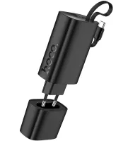 Сетевое зарядное устройство Hoco J148 PD20W Power Bank 5000 mAh портативный внешний аккумулятор Type-C повербанк с кабелем и адаптером для зарядки