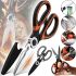 Универсальные кухонные ножницы Onnaaruji Kitchen Scissors KJ01 для нарезки мяса, рыбы и овощей, орехокол из нержавеющей стали с открывалкой в чехле