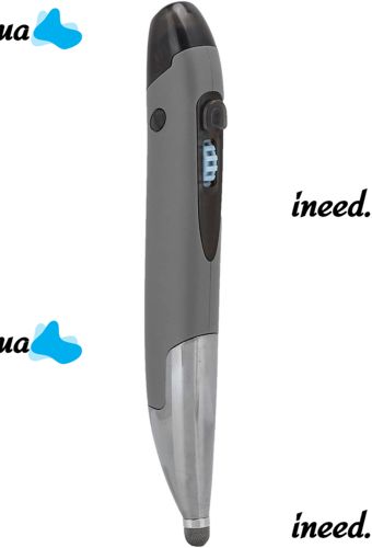 Беспроводная оптическая мышь Pocket Wireless Pen Mouse Fairy сенсорная перезаряжаемая ручка пульт для рисования 1000 DPI с адаптером Micro USB Type-C Серая