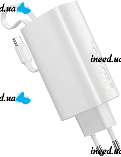 Сетевое зарядное устройство Hoco J148 PD20W Power Bank 5000 mAh портативный внешний аккумулятор Type-C повербанк с кабелем и адаптером для зарядки
