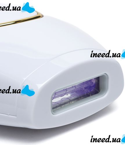 Laser photoepilator Intense Pulse Light White IPL109 36 W home epilator with display, facial and body hair removal machine 600000 flashes
