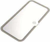 Косметическое зеркало в салон автомобиля LED Light Mirror M538 3 режима, аккумуляторное подвесное зеркало с подсветкой на солнцезащитный козырек 