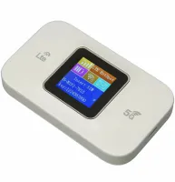 Портативный роутер модем с экраном Wireless Mobile Wi-Fi Pro MF68E 4G/5G аккумуляторный вай фай маршрутизатор со слотом сим карты и съемной батареей