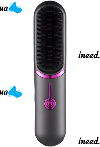 Rechargeable Hair Straightening Comb Hair Styler MAG-789 Portable Brush Straightener for Styling and Alignment, Travel Iron from USB