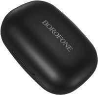 Беспроводные Bluetooth наушники Double Borofone BW48 Enlighten сенсорные вакуумные наушники-гарнитура с шумоподавлением и микрофоном USB Черные