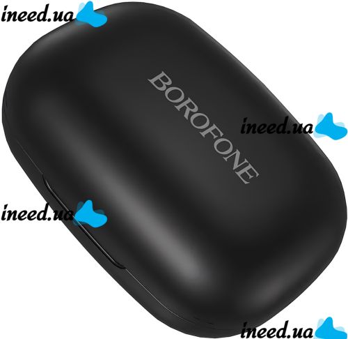Беспроводные Bluetooth наушники Double Borofone BW48 Enlighten сенсорные вакуумные наушники-гарнитура с шумоподавлением и микрофоном USB Черные