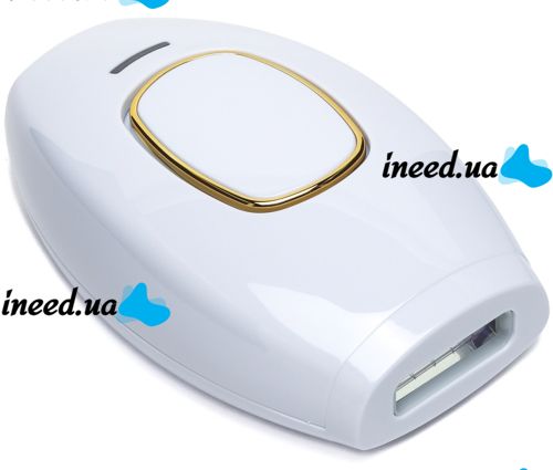 Laser photoepilator Intense Pulse Light White IPL109 36 W home epilator with display, facial and body hair removal machine 600000 flashes