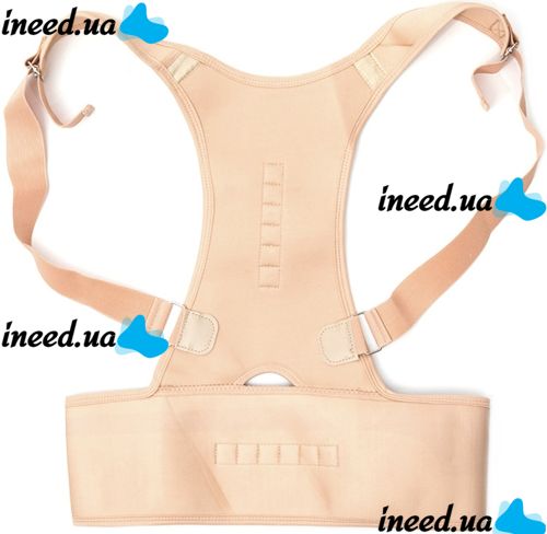 Magnetic Fixing Posture Corrector Spime Performance Pro Man L XL Orthopedic Corset Bandage for Slouching and Back Alignment with 12 Magnets