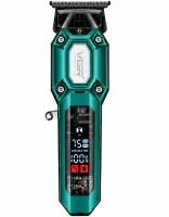 Аккумуляторная машинка для стрижки волос VGR V-900 5W беспроводной мужской триммер для окантовки бороды и усов со сменными насадками и дисплеем USB
