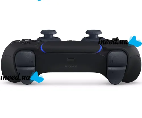 Беспроводной джойстик геймпад Sony PlayStation DualSense PS5 Black аккумуляторный игровой контроллер с микрофоном для приставки Черный