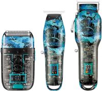 Combo Hair Clipper Set VGR V-645 3 in 1 Rechargeable Hair Clipper, Trimmer and Electric Razor for Beard Edging with Replaceable Nozzles