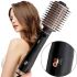 Hair Dryer Brush for Drying Hair VGR V-494 2000W Black Straightener Brush Comb with Nozzle for Styling Curling and Straightening Electric Hair Dryer Brush Black